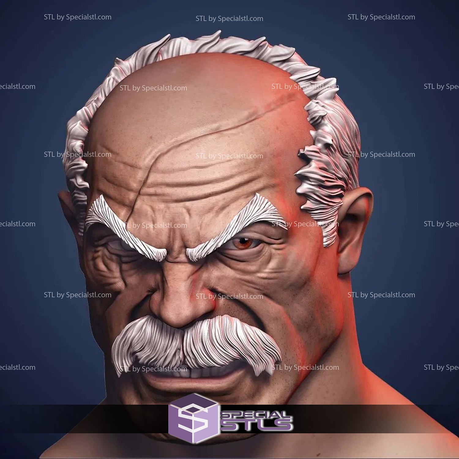 Custom Figure Head STL Collection - Conquest 3D Model — view 2