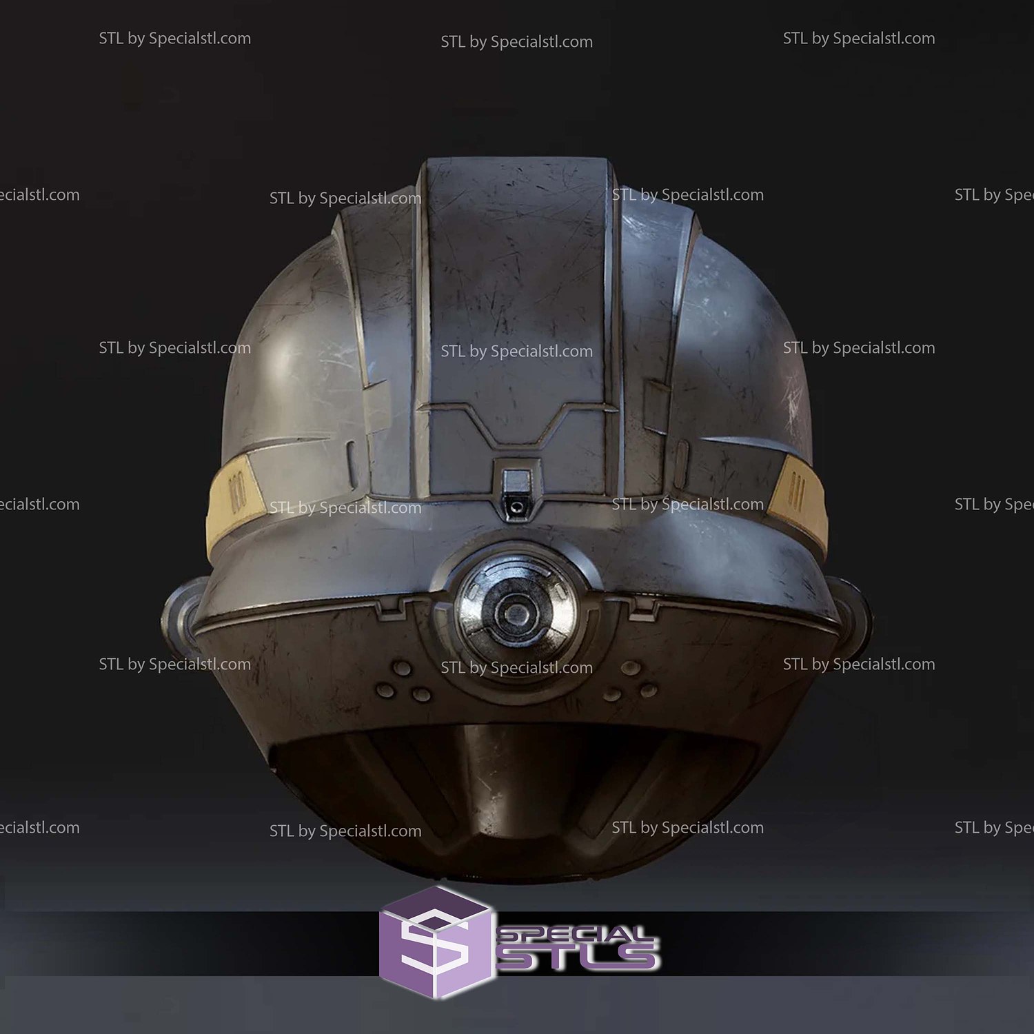 Cosplay STL Files Helldivers 2 Juggernaut Helmet 3D Model — view 2