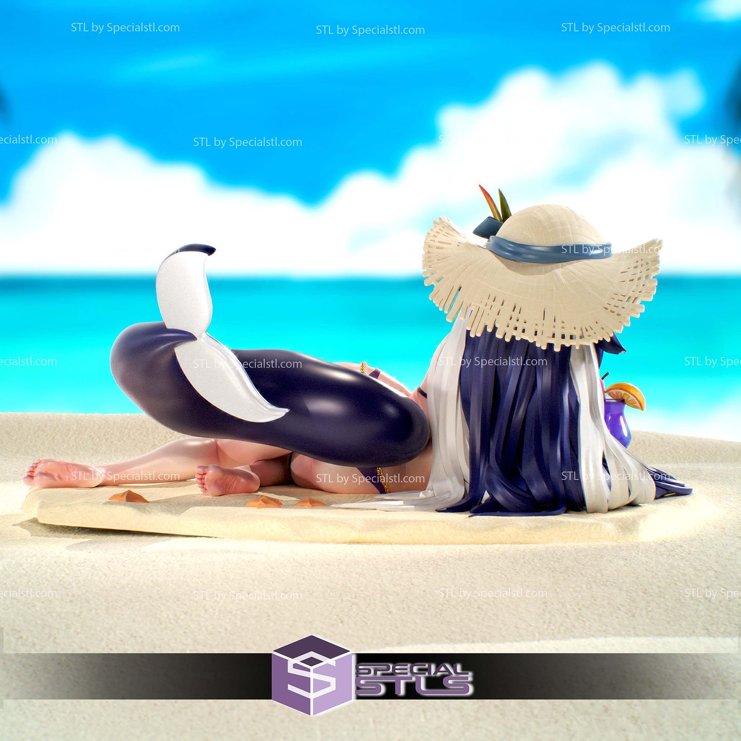Shylily Virtual YouTuber STL Files 3D Model — view 2