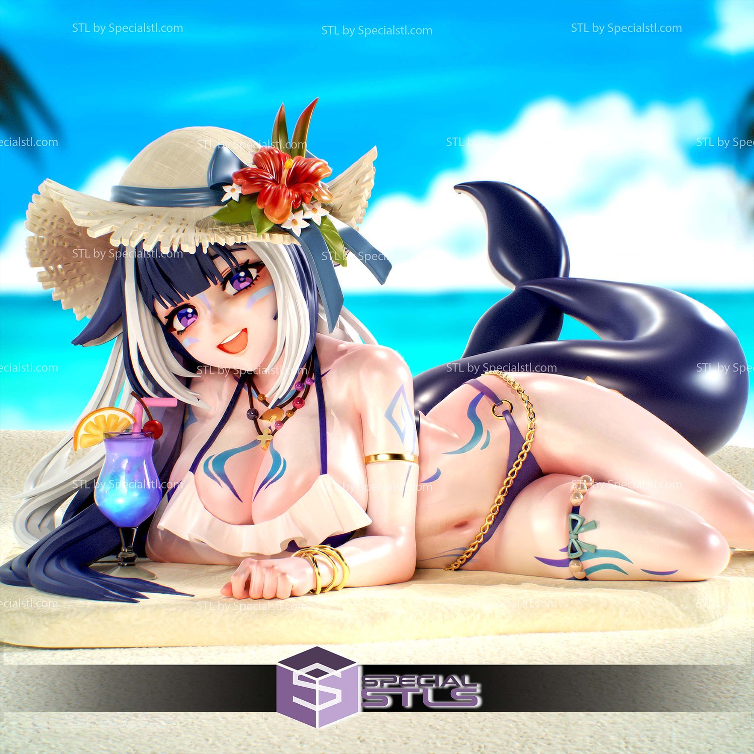 Shylily Virtual YouTuber STL Files 3D Model — view 3