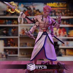 Ryomen Sukuna Weapon 3D Printing Models STL Model — view 1