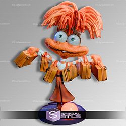 Inside Out 2 Collection Anxiety STL Files 3D Model