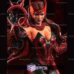 Scarlet Witch Red Wanda Maximoff 3D Print Files STL Model