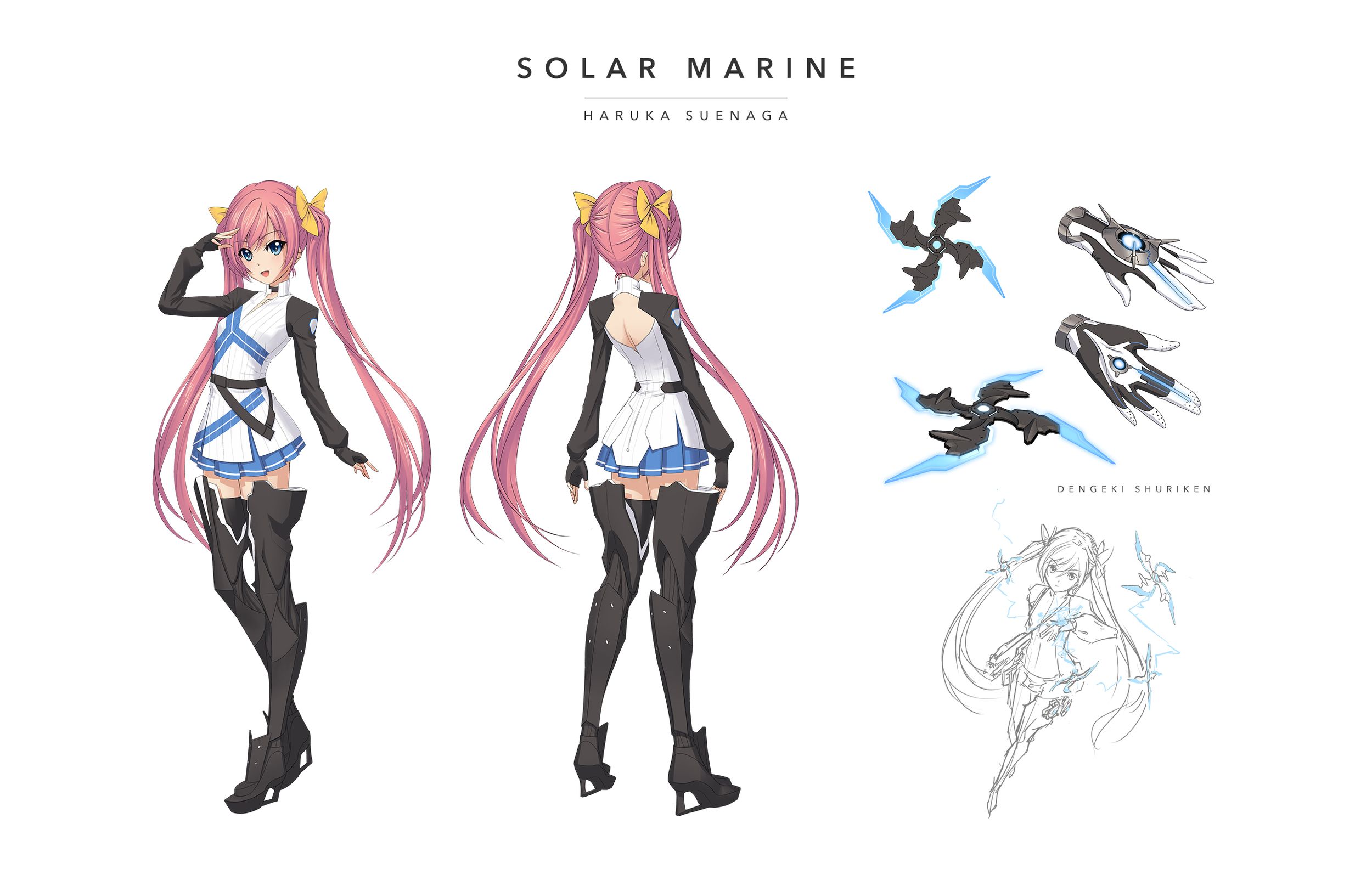 Haruka Dengeki Shuriken - Smart Doll 3D STEP Model — view 7