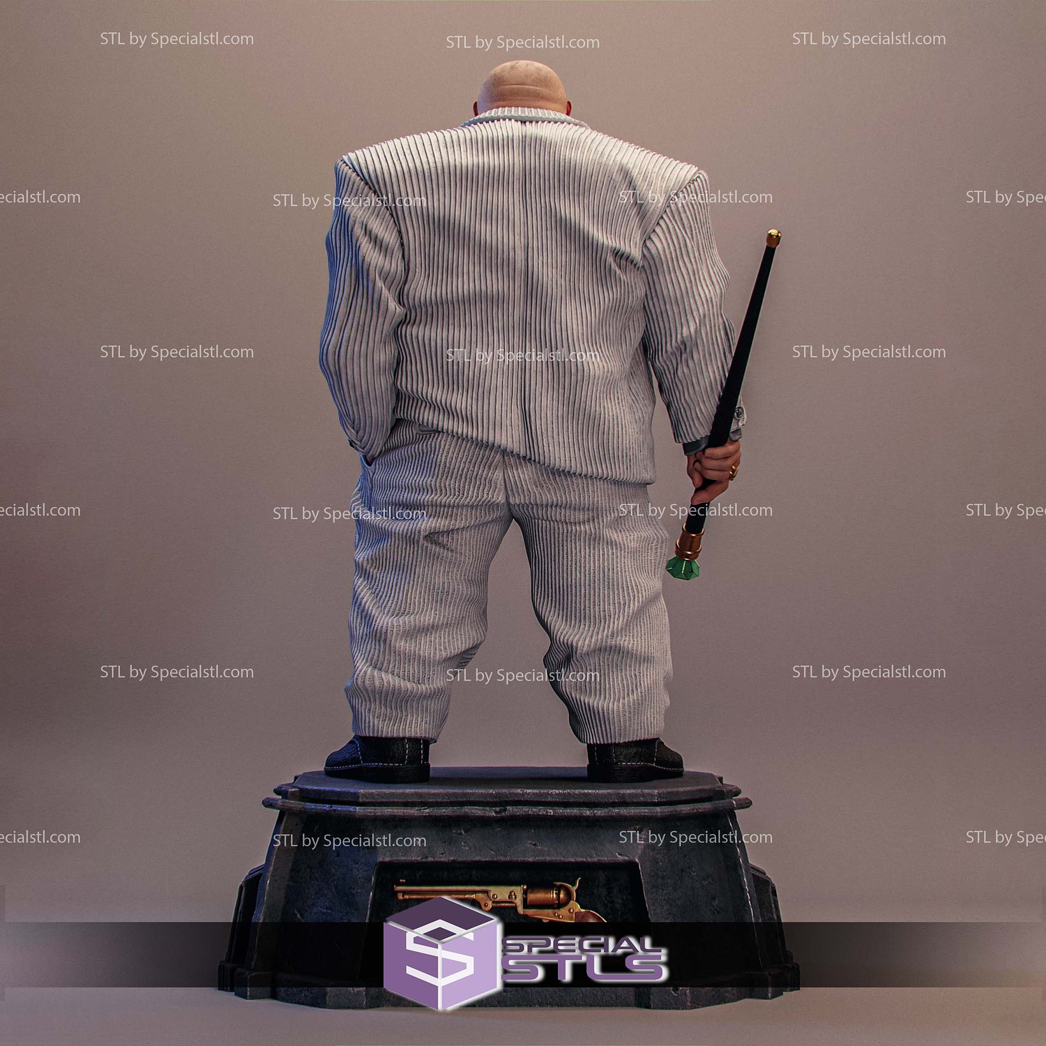 Kingpin New Style Sculptures 3D Printing STL Model — view 3