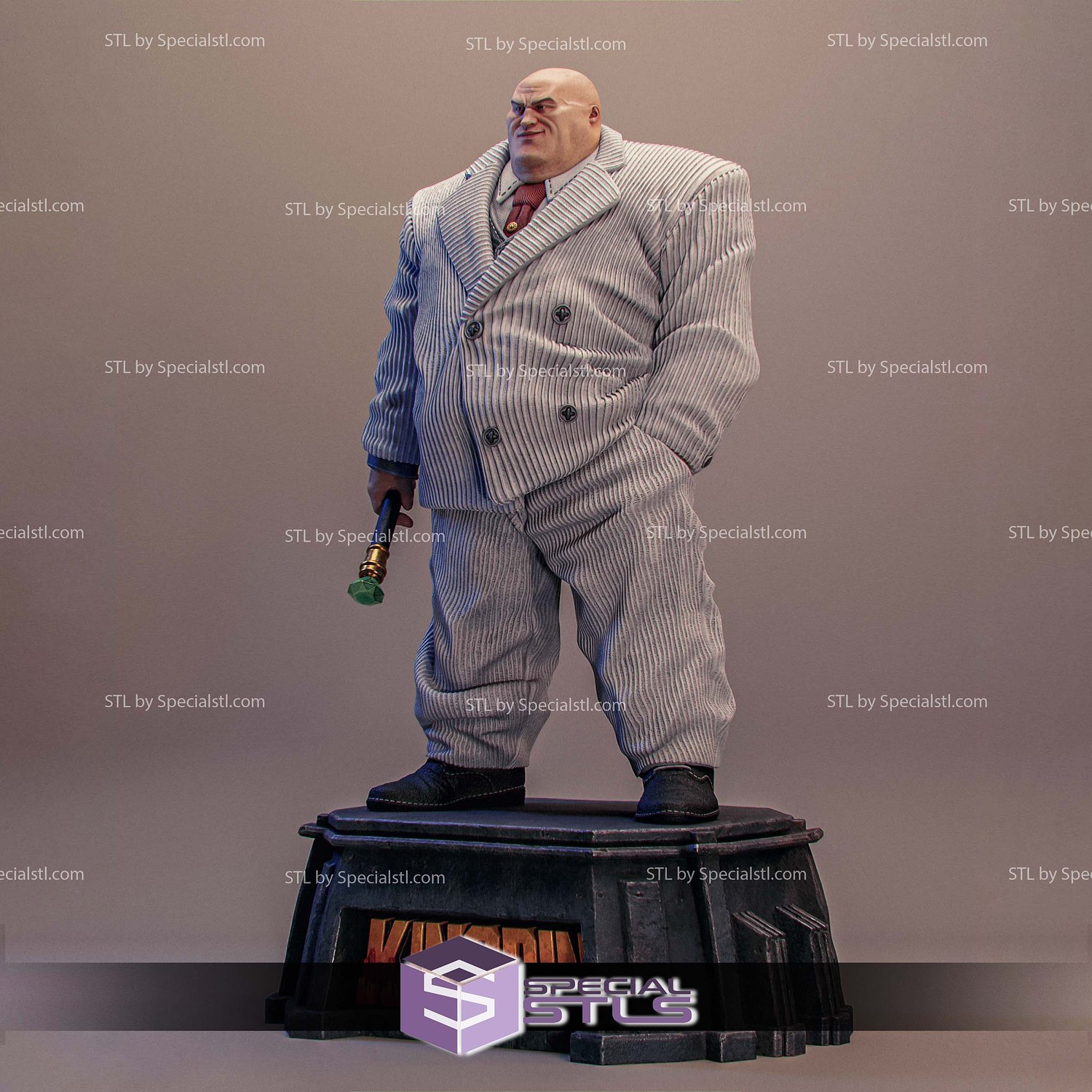 Kingpin New Style Sculptures 3D Printing STL Model — view 4