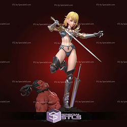 Cha Hae-In Beach Outfit Demon Base STL Files 3D Model