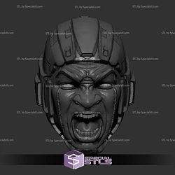 Custom Head STL Johnathan Majors Kang Helmet 3D Model