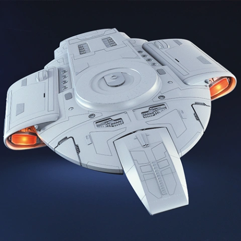 USS Defiant 3D Printing Model | Assembly STL Model