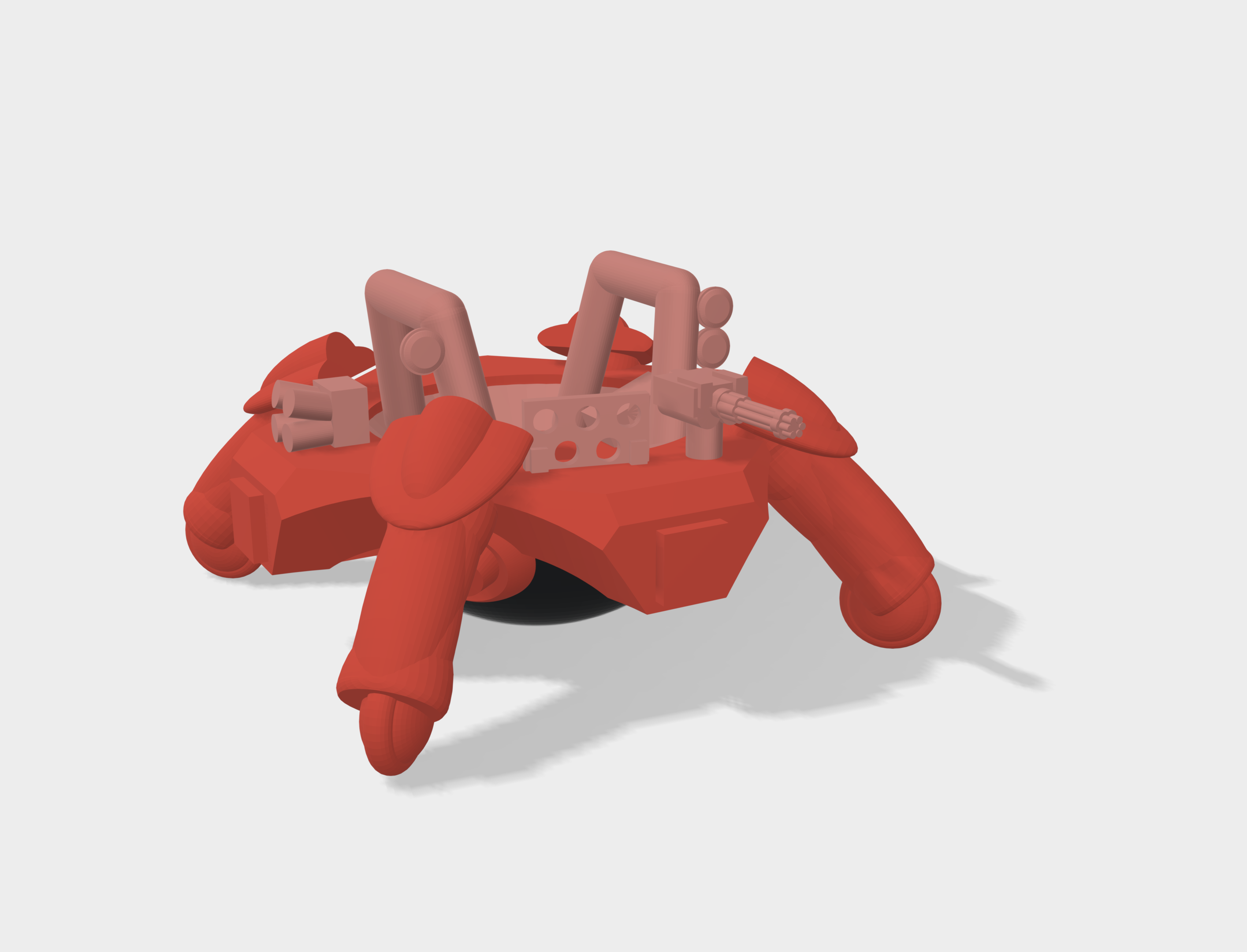 AKIRA Caretaker Technical 3D STL Model