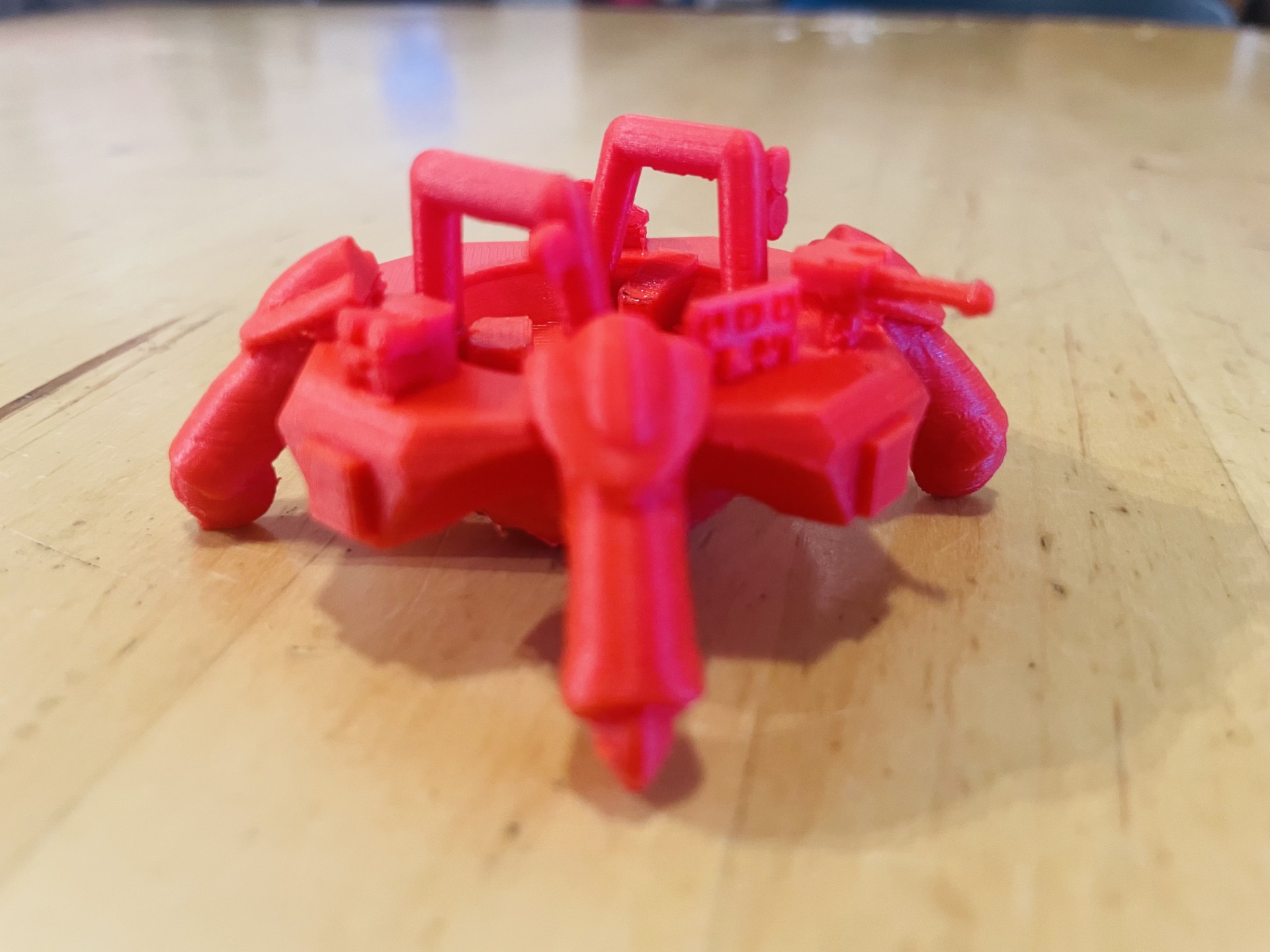AKIRA Caretaker Technical 3D STL Model — view 2