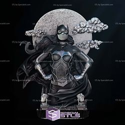 Batgirl Moon Bust 3D Printer Files STL Model