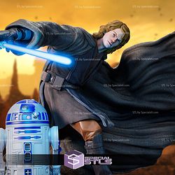 Anakin Skywalker and R2D2 217mm 3D Printer Files STL Model