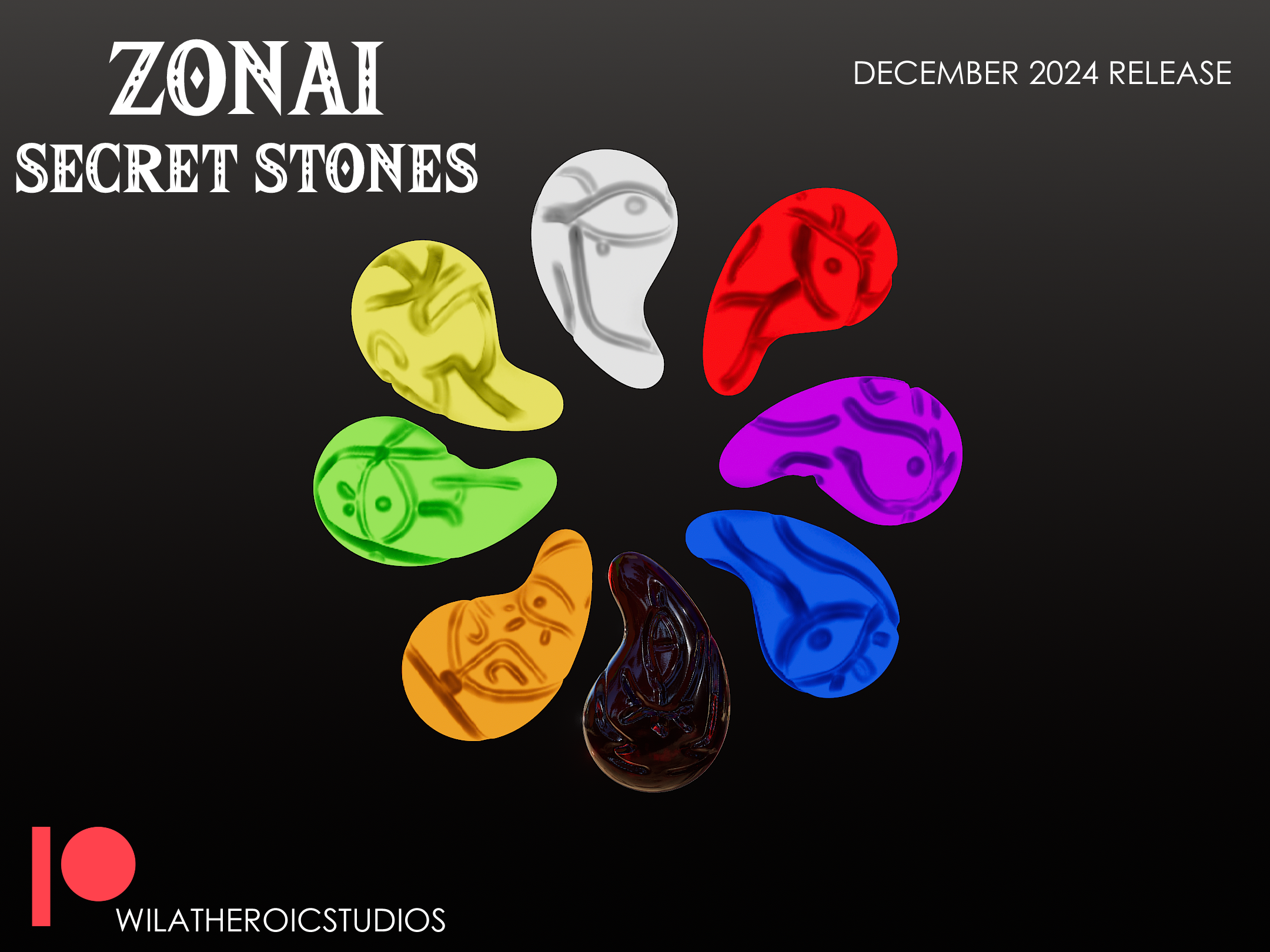 Zelda Secret Stones 3D STL Model
