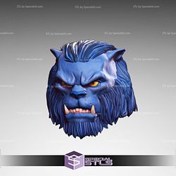 Custom Figure Head STL Collection - Beast Astonishing 3D Model