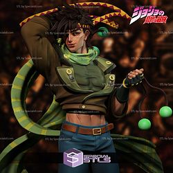 Joseph Joestar JOJOs Bizarre Adventure 3D Print Files STL Model