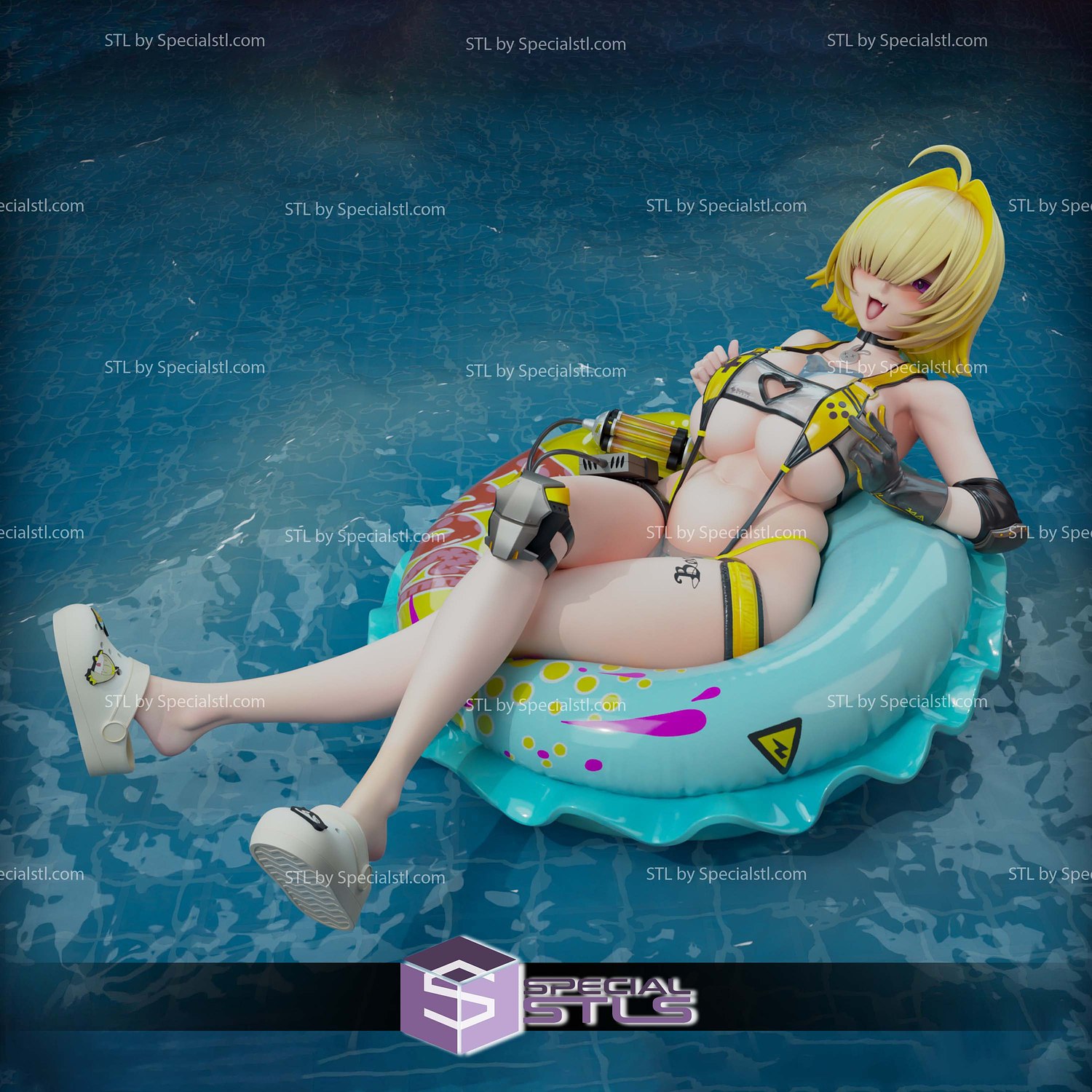 Nikke Elegg Boom and Shock 3D Printer Files STL Model — view 4
