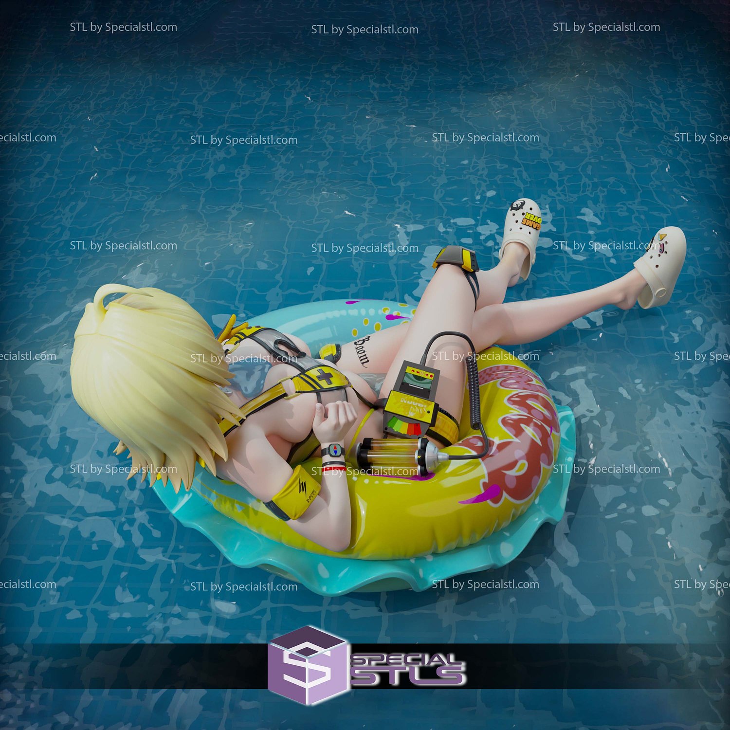 Nikke Elegg Boom and Shock 3D Printer Files STL Model — view 5