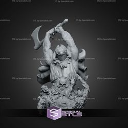 Death Dealer 1-6 Attack Bust STL Files 3D Model