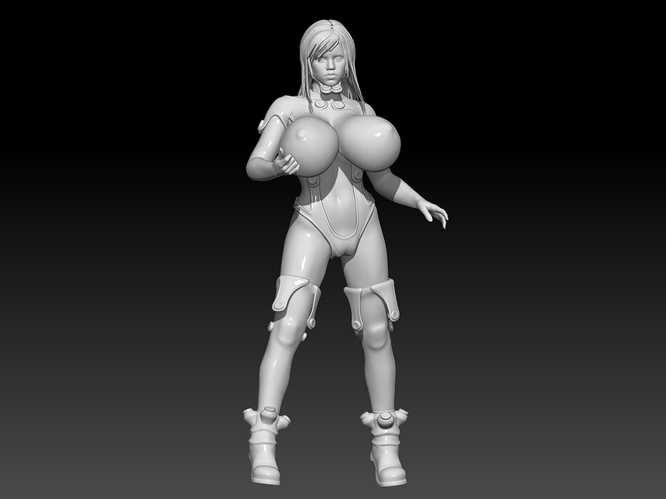 reika miercoles stand 3D STL Model — view 2