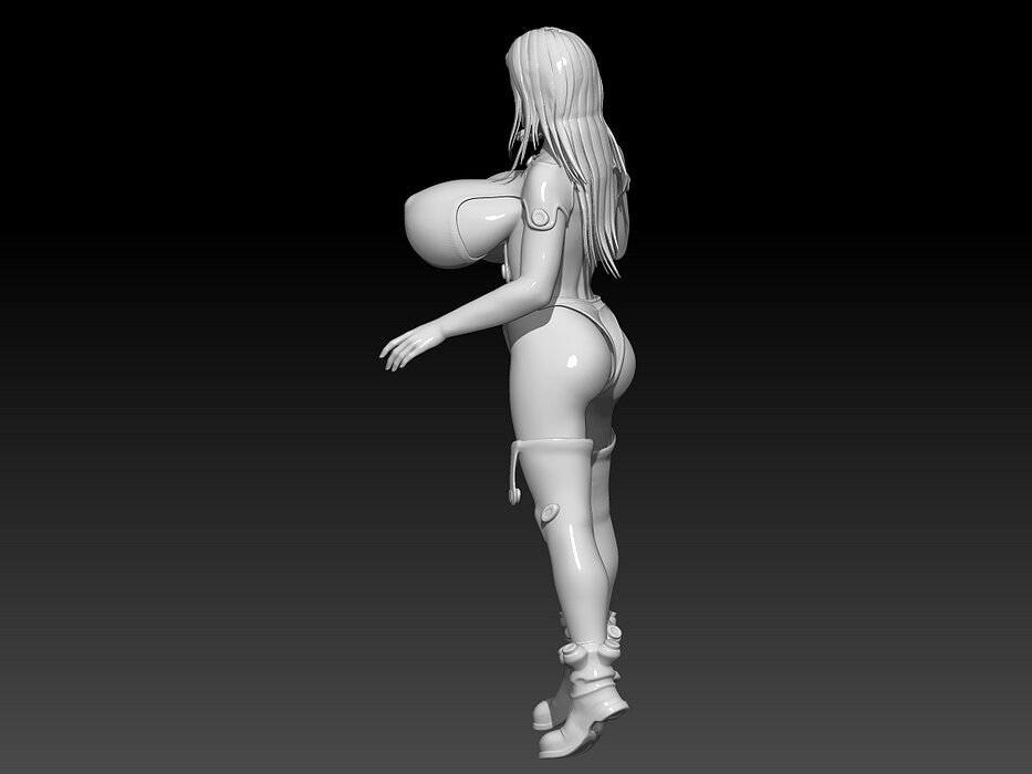reika miercoles stand 3D STL Model — view 4