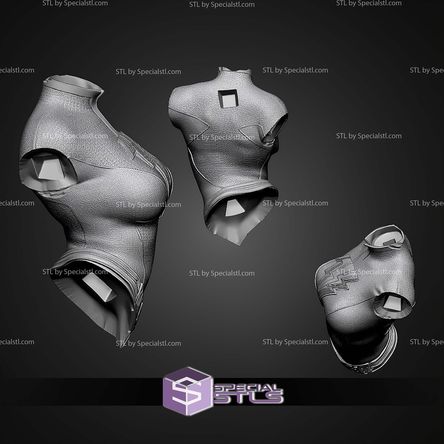 Mary Marvel Cloud Base STL Files 3D Model — view 4