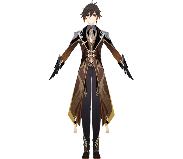 Genshin Impact Zhongli 3D STL Model