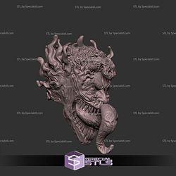 Custom Head STL Carnage Dual Face 3D Model