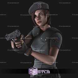 Jill Valentine Police Suit 3D Print Files STL Model — view 1