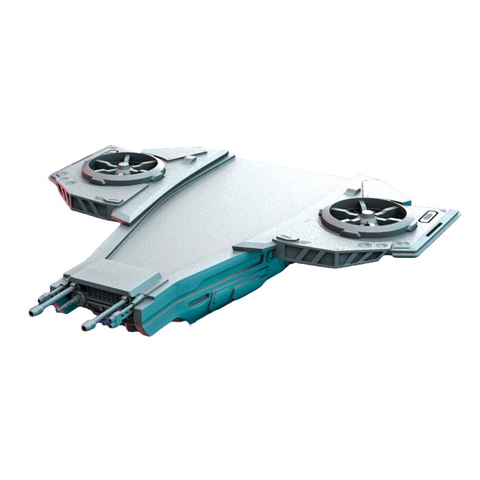 Mothership Part Two IX - Board Game Miniature STL 3D Model — view 3