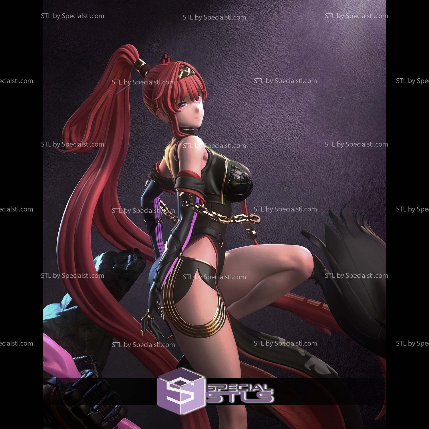 Yinlin Wuthering Waves STL Files 3D Model — view 2