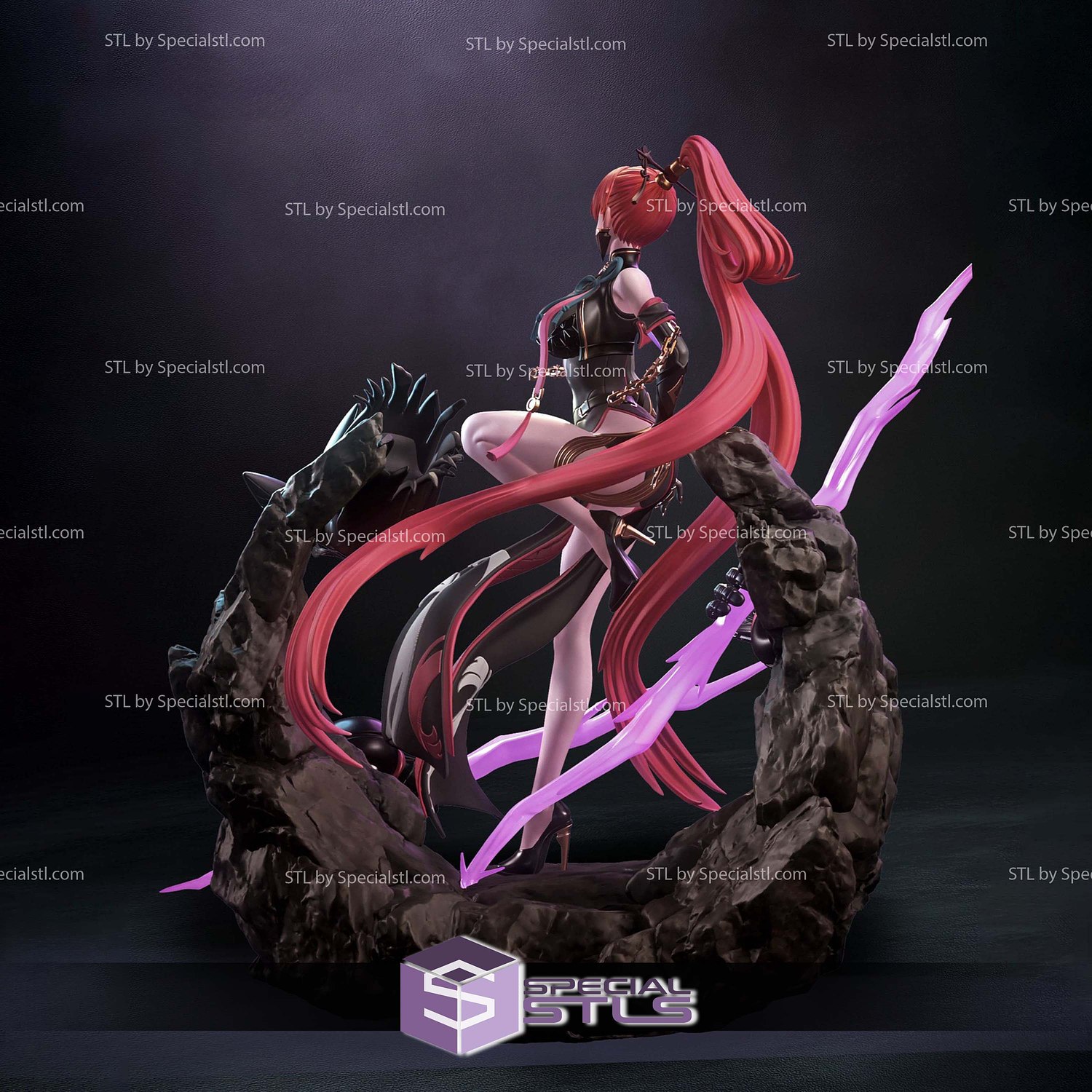 Yinlin Wuthering Waves STL Files 3D Model — view 4