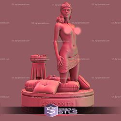 Aphrodite Goddess of beauty Geek Woman 3D Print Sculpture STL Model