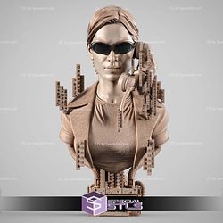 Trinity Portrait Bust STL Files 3D Model