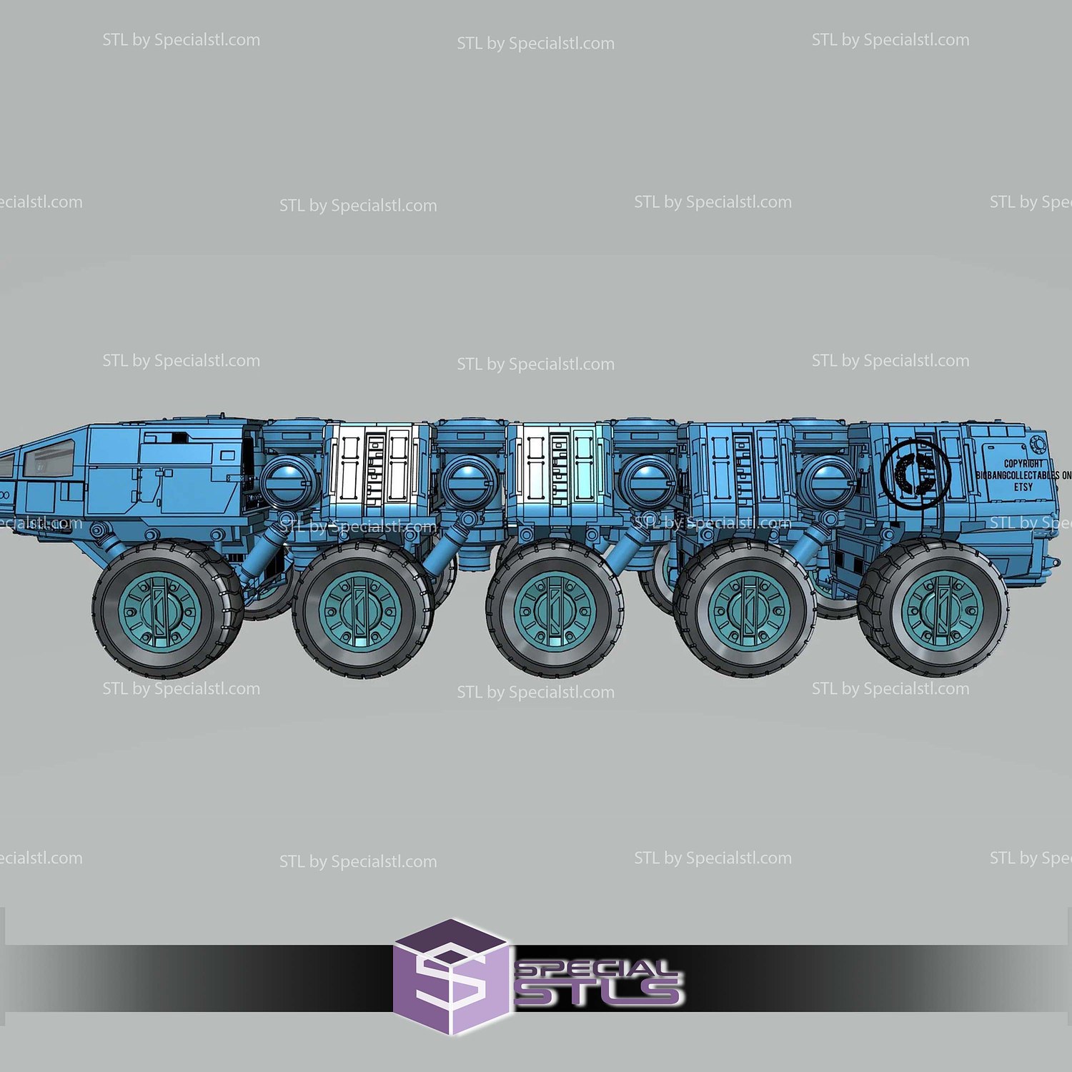 HAVe A 92 Juggernaut Starwars 3D Printer Files STL Model — view 2