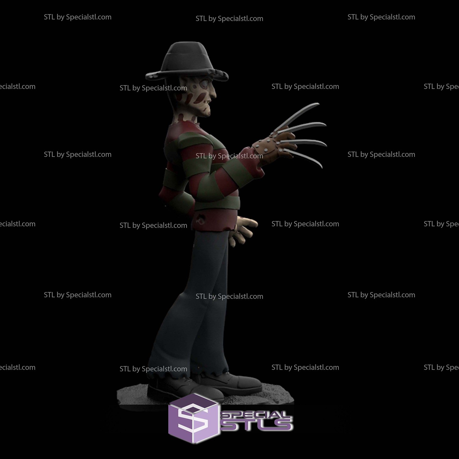 Disney Infinity Style STL Collection - Freddy Krueger 3D Model — view 2