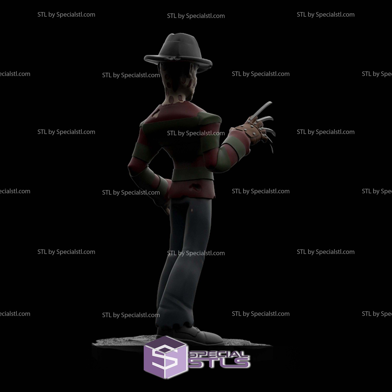 Disney Infinity Style STL Collection - Freddy Krueger 3D Model — view 4