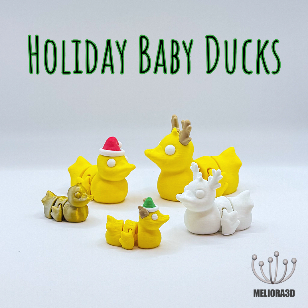 M3D - Holiday Ducks (Member Exclusive bundle) STL Model
