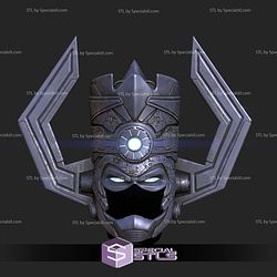 Cosplay STL Files Galactus Helmet V2 3D Model