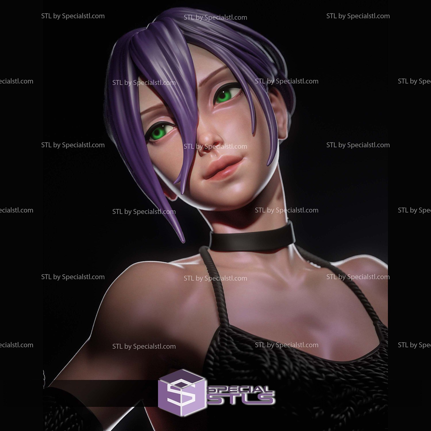 Reze Bombgirl Form STL Files 3D Model — view 4