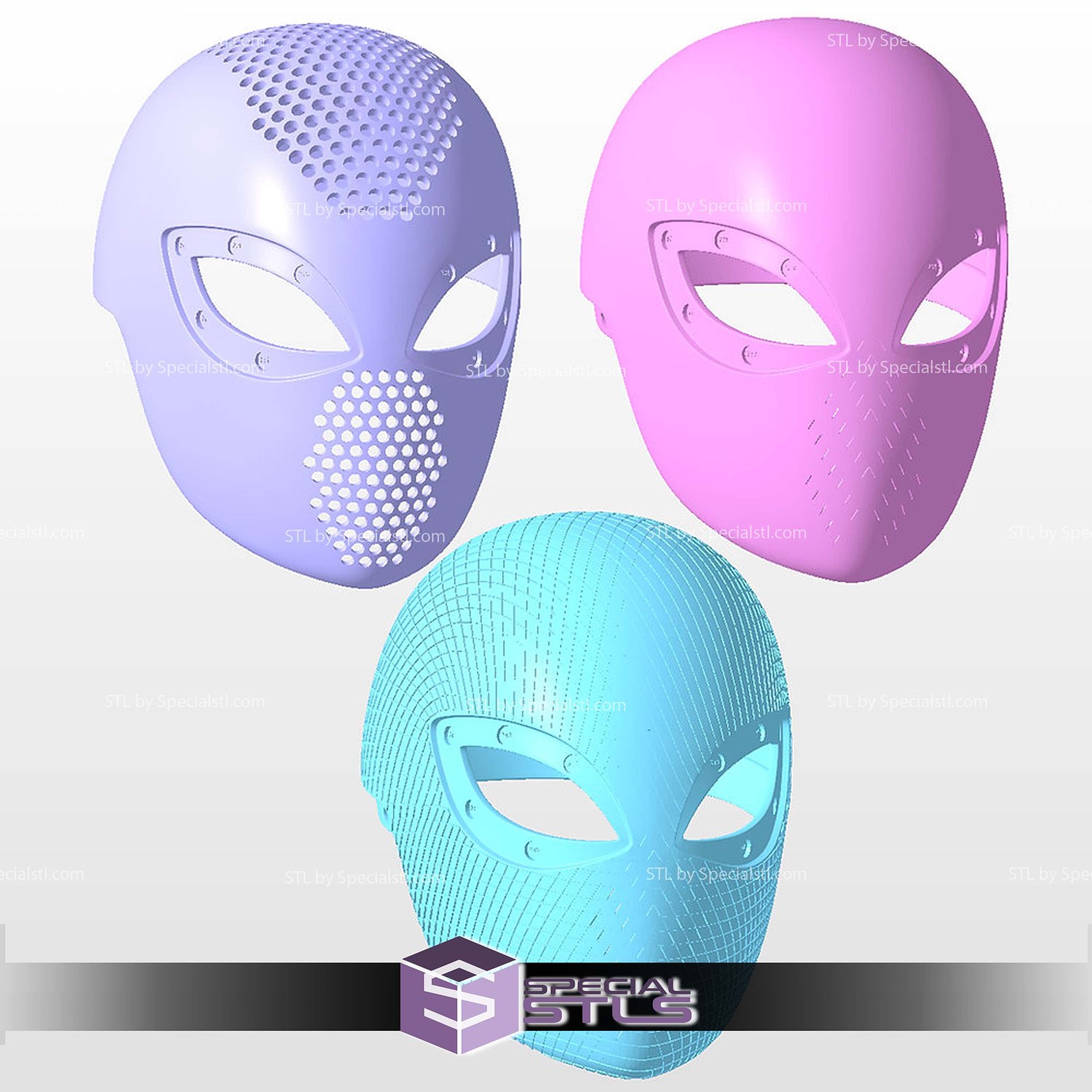 Cosplay STL Files Gwen Stacy Shell and Hood Across the Spider Verse 3D Model — view 5