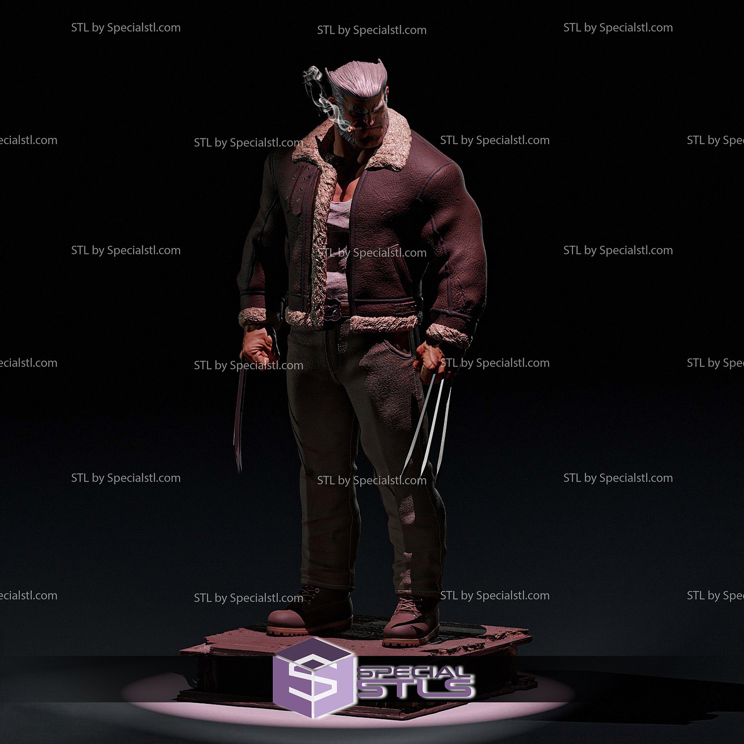 Old Man Logan New Version 3D Printer Files STL Model — view 3