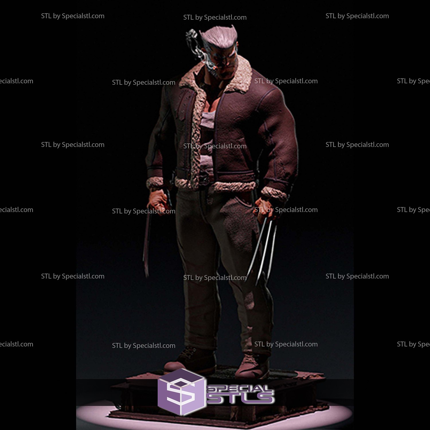 Old Man Logan New Version 3D Printer Files STL Model — view 6