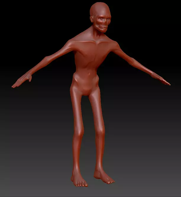 Zombie Character 3D MAX Model