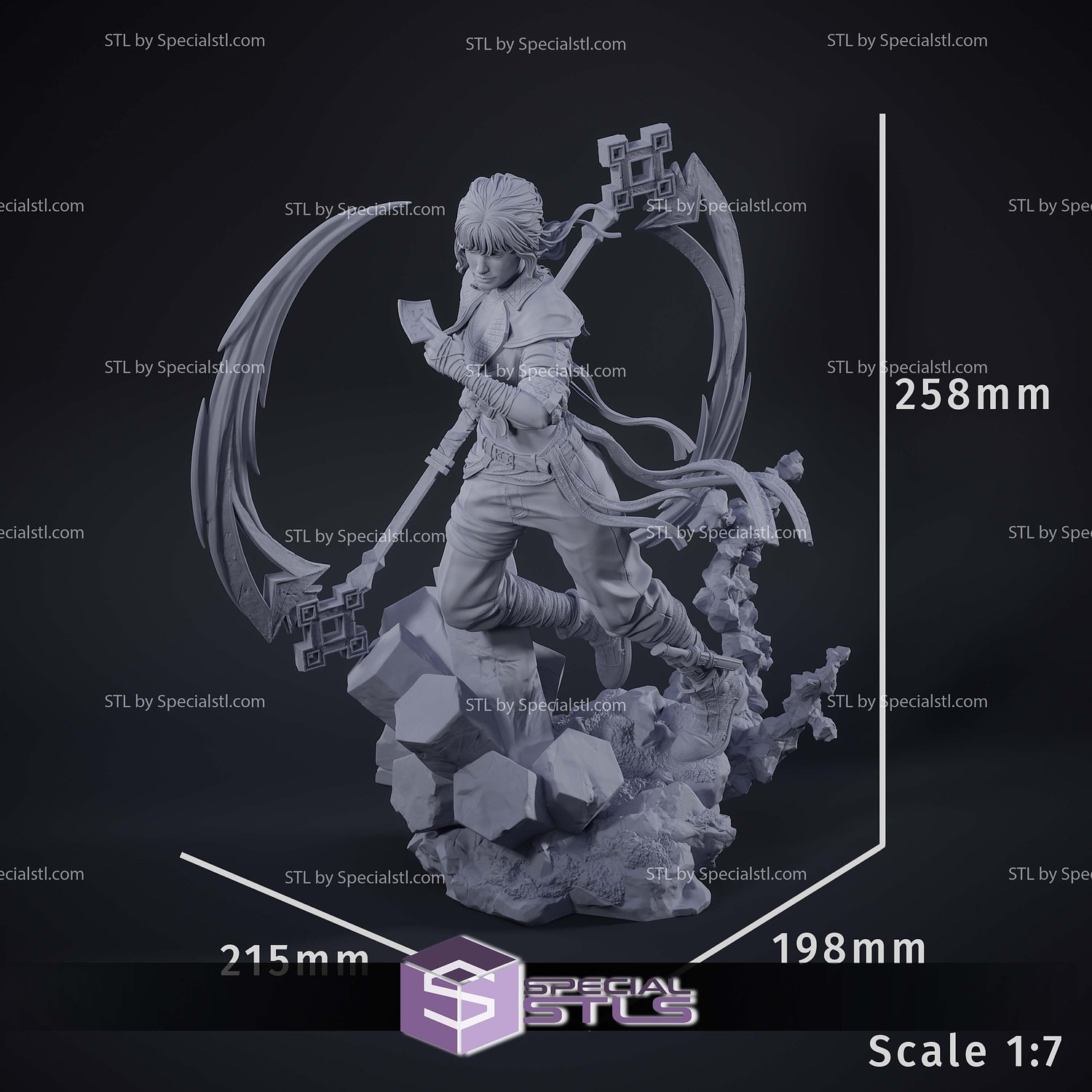 Sciel Expedition 33 and Weapon 3D Printer Files STL Model — view 4