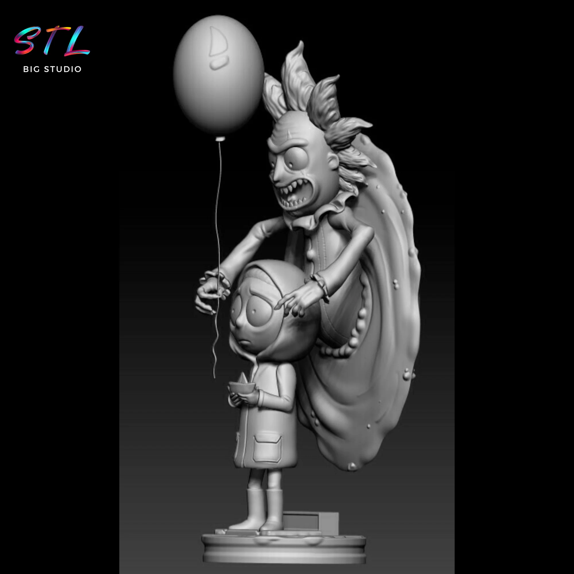 Rick and Morty STL It Version | 3D Printable Model Model — view 3