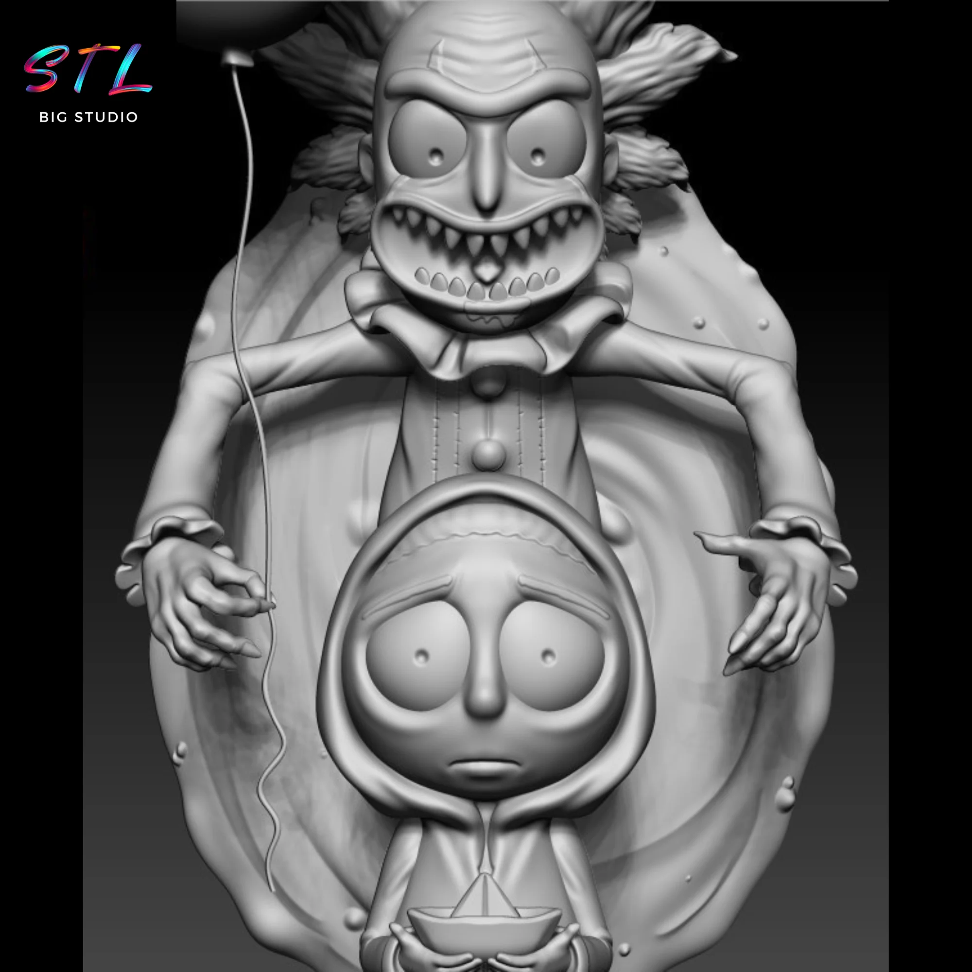 Rick and Morty STL It Version | 3D Printable Model Model — view 5