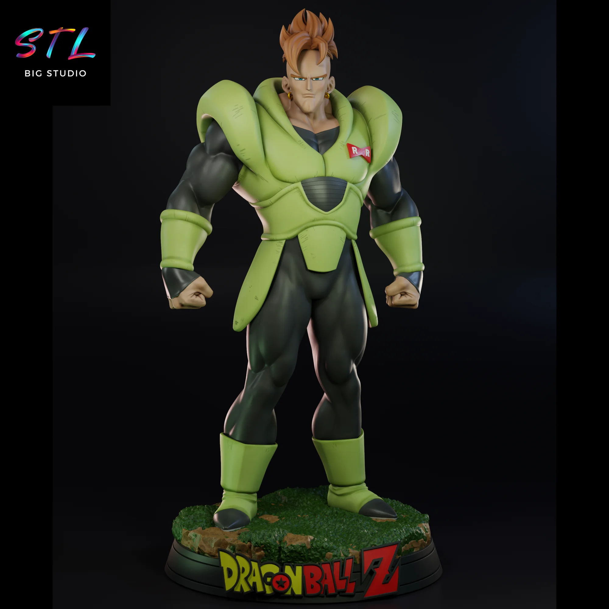 Android 16 (A16) STL | Dragon Ball Z | Figure for 3D Printing Model