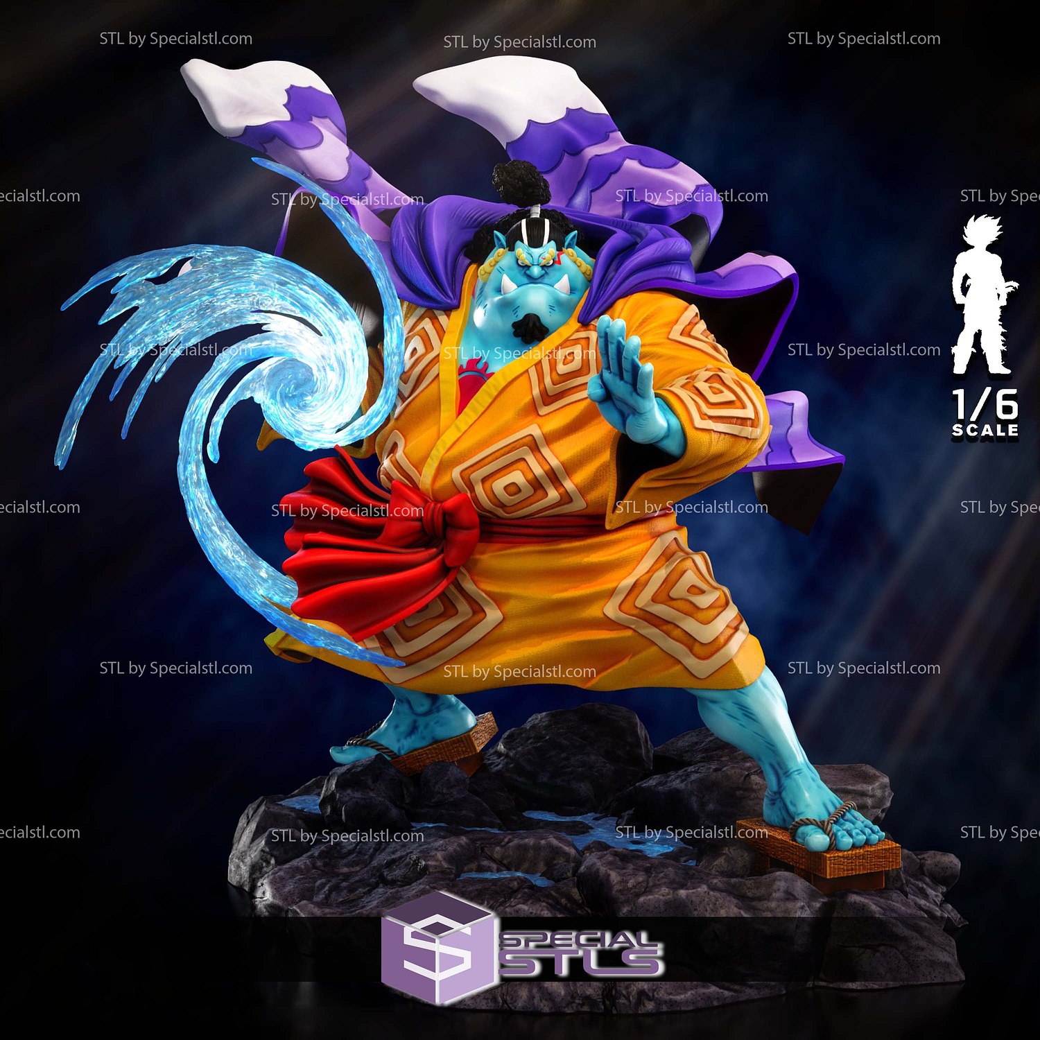 Jinbe Water Power 1-6 3D Printer Files STL Model — view 2