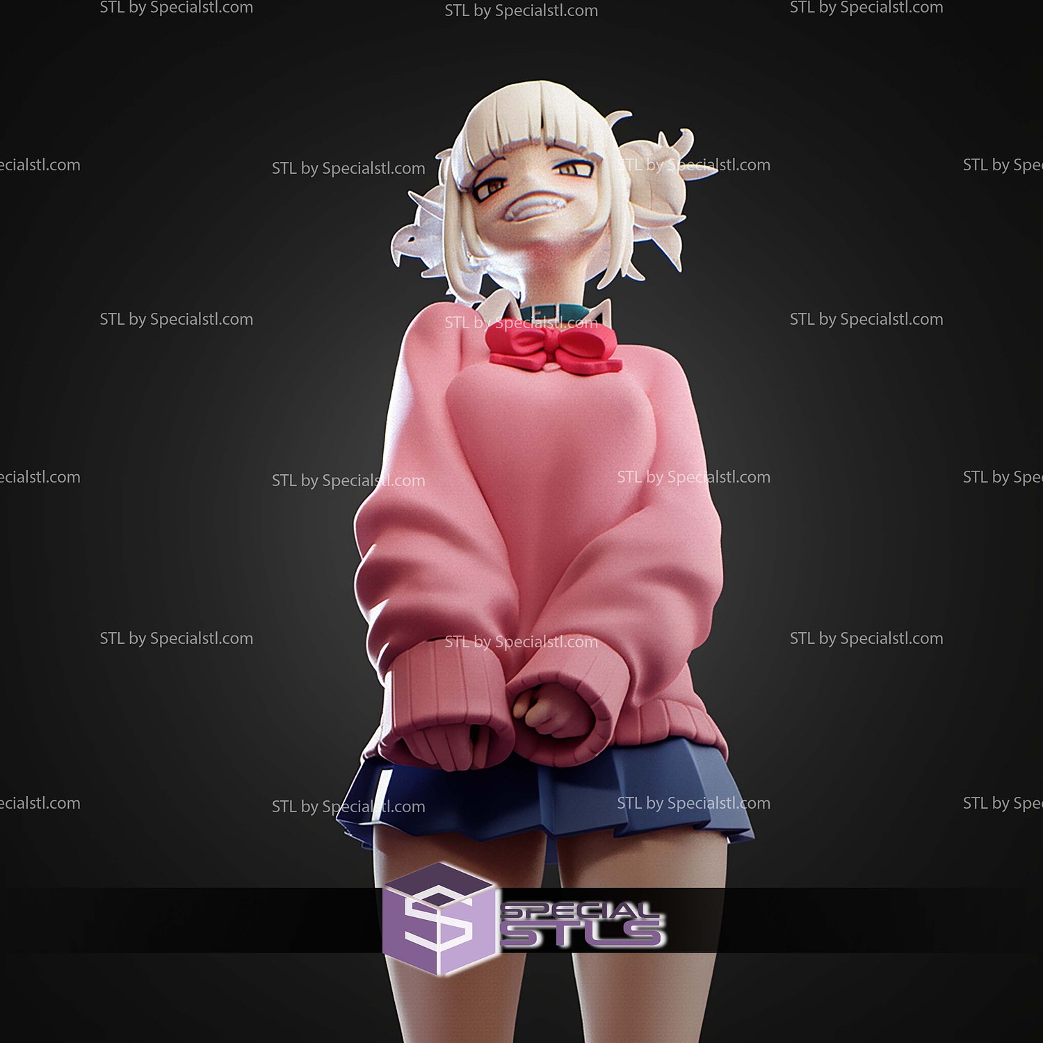 Himiko Toga School Girl STL Files 3D Model — view 2
